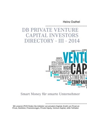 cover image of DB Private Venture Capital Investors Directory--III--2014